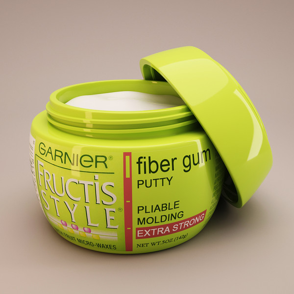 garnier fructis style cream 3d model - Garnier Fructis style by Stubborn3D